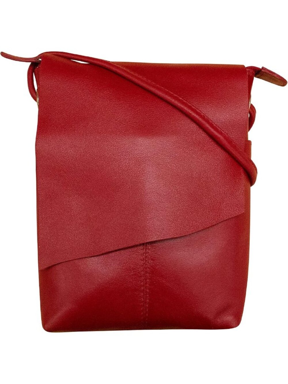 Genuine Leather Mini Crossbody Bag for Women - RFID Blocking, Adjustable Strap